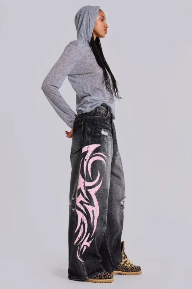 Baggy Fit Wide Leg Jeans Secondary image