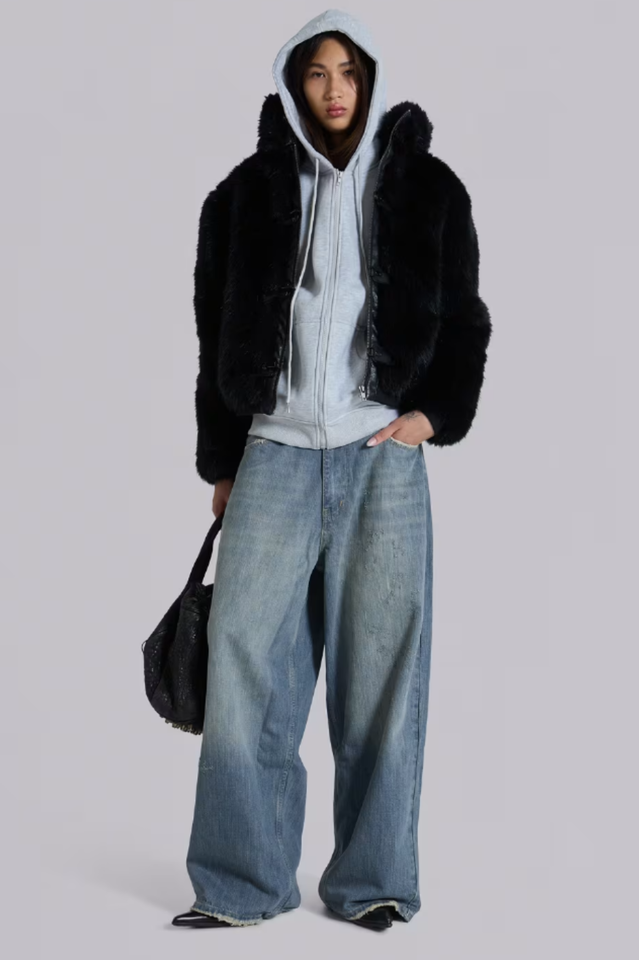 Light Wash Slub XL Colossus Jeans | Dress In Beauty