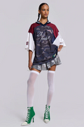 Touchdown Collar Football Shirt | Dress In Beauty