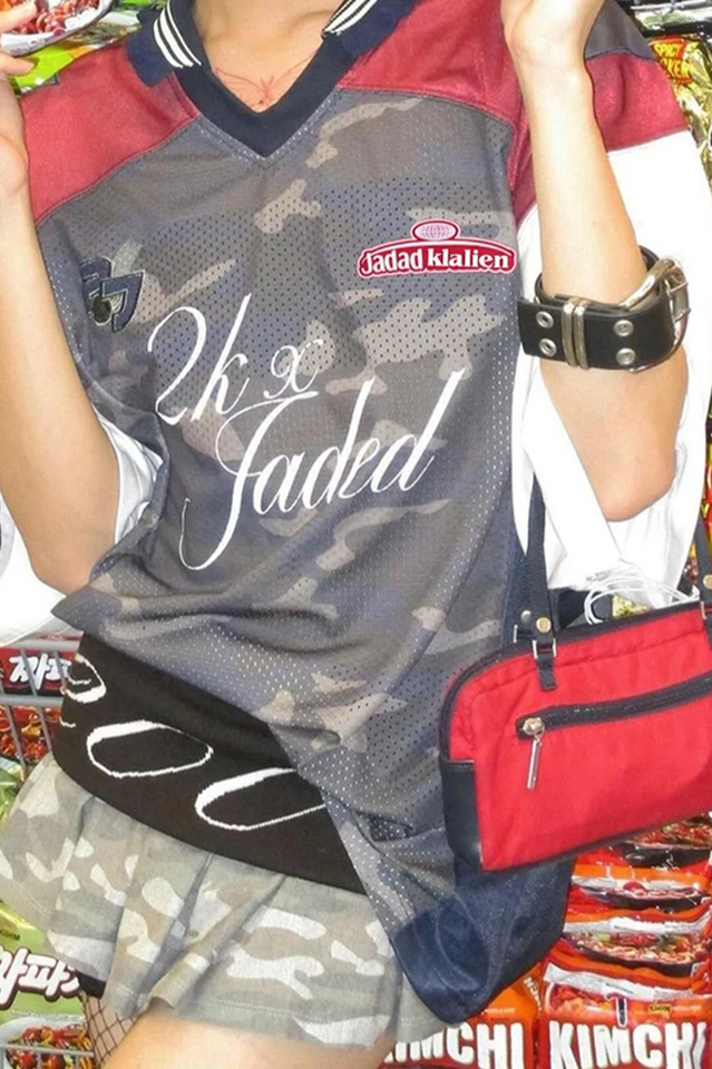 Touchdown Collar Football Shirt | Dress In Beauty