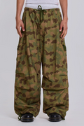 Forest Camo Parachute Pants | Dress In Beauty