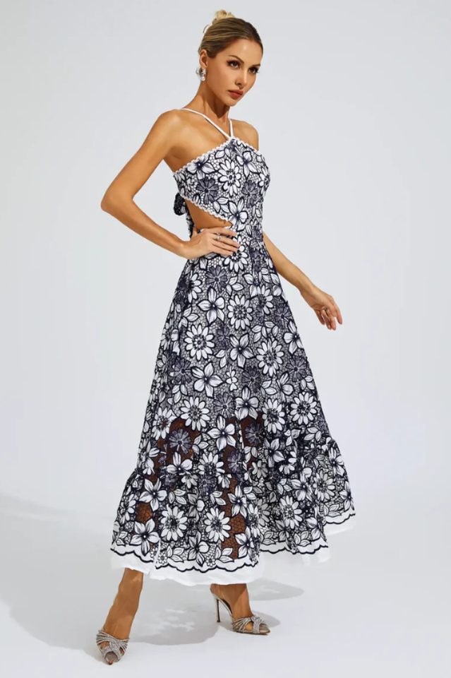 Michaelia Cut Out Halter Dress | Dress In Beauty