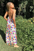 Fanny Embroidered Sequins Backless Maxi Dress | Dress In Beauty