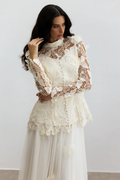 Elizabeth Butterfly Embroidered Lace Set | Dress In Beauty