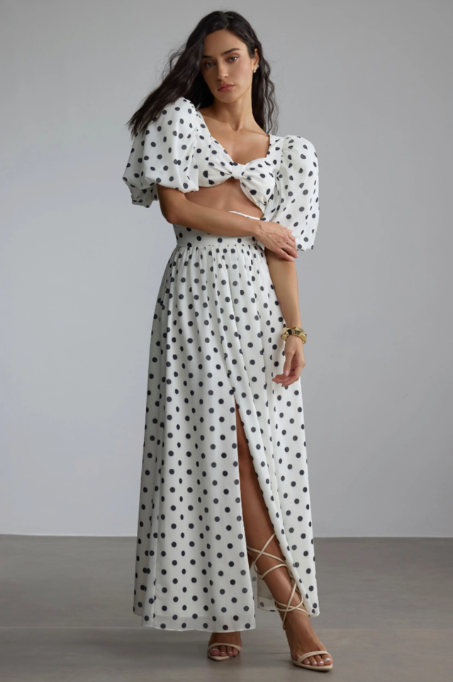 Ellie Polka Dot Skirt Set | Dress In Beauty