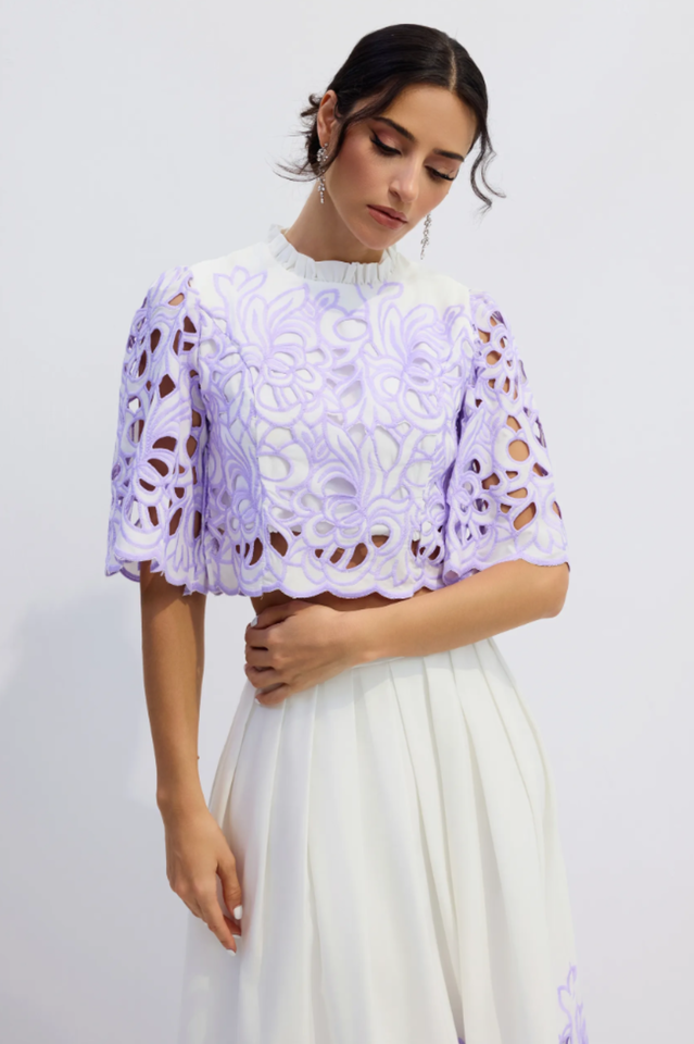 Kelly Floral Embroidered Set | Dress In Beauty