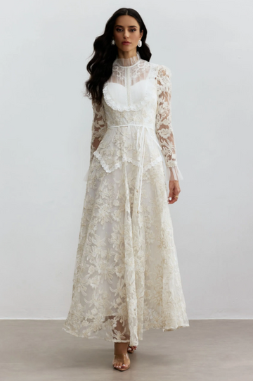 Alice Floral Lace Maxi Dress | Dress In Beauty