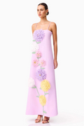 Louisa Floral Applique Maxi Dress | Dress In Beauty