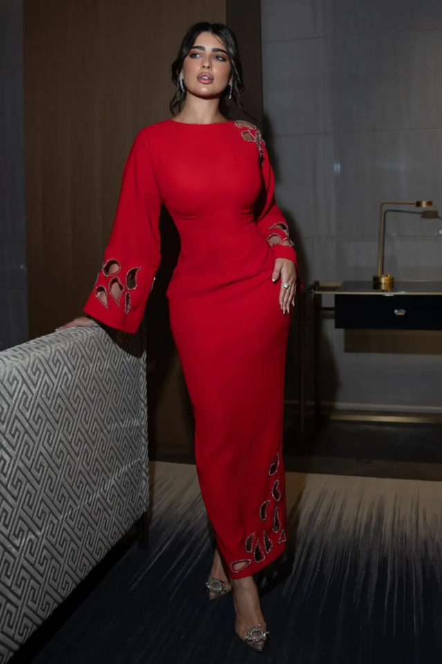 Sharon Long Sleeve Hollow Maxi Dress | Dress In Beauty