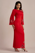 Sharon Long Sleeve Hollow Maxi Dress | Dress In Beauty