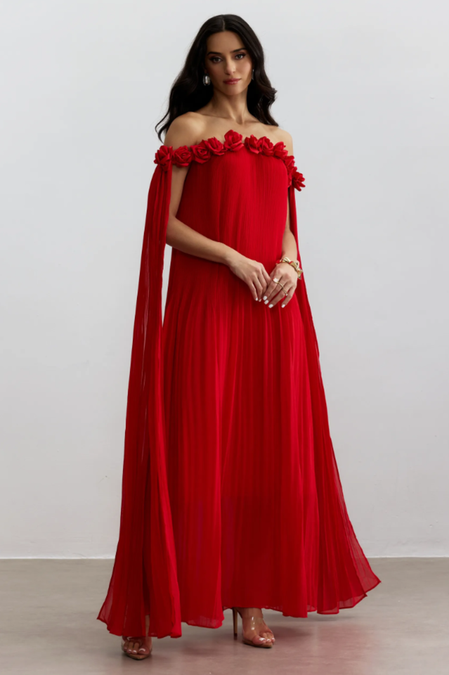 Regina Rosette Detail Maxi Dress | Dress In Beauty