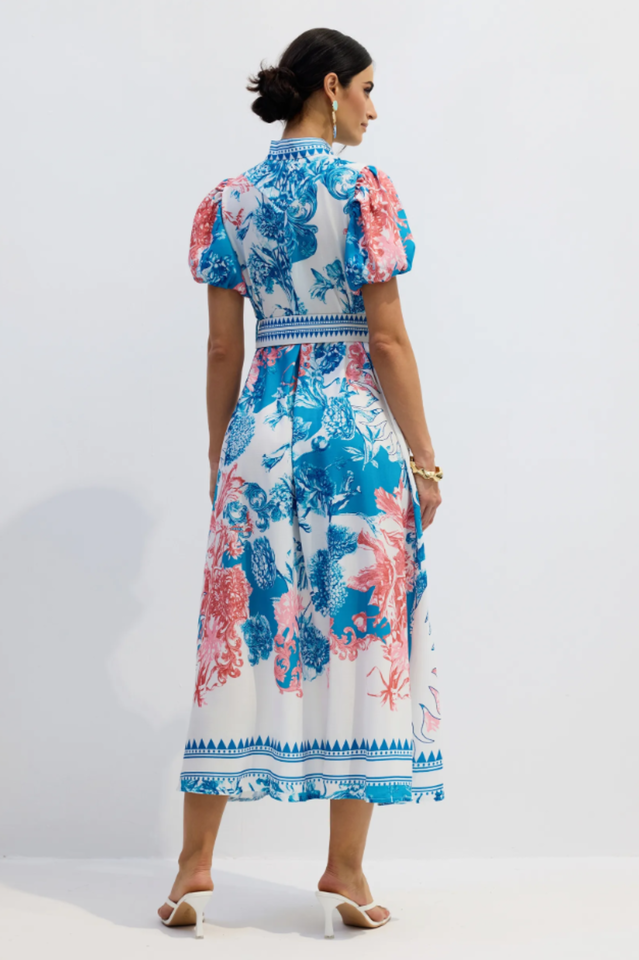 Karen Floral Print Midi Dress | Dress In Beauty