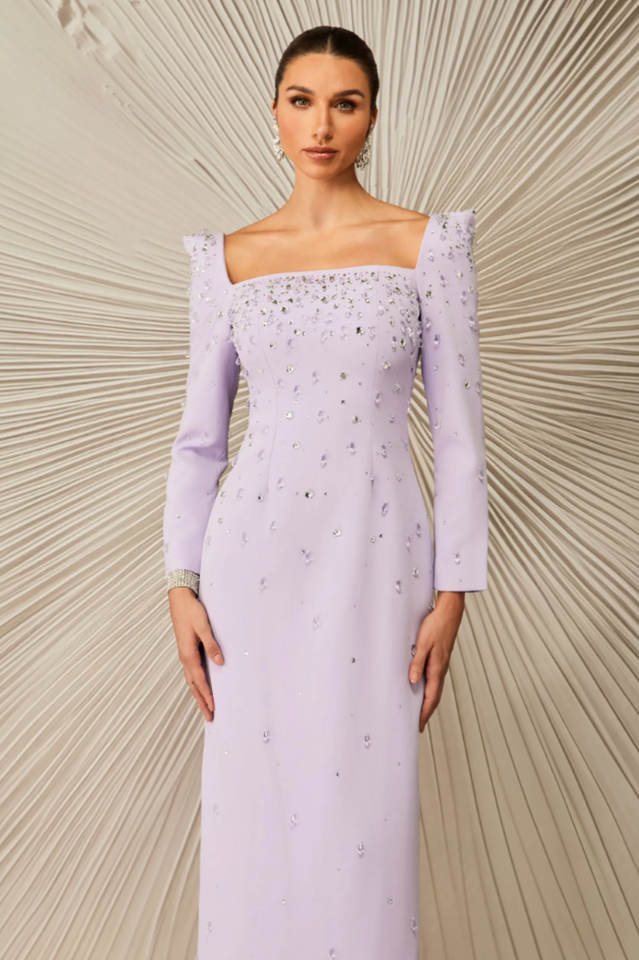 Isabella Crystal Embellished Maxi Dress | Dress In Beauty