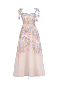 Tasha Floral Strap Corset Maxi Dress | Dress In Beauty