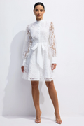 Helena Floral Lace Mini Dress | Dress In Beauty