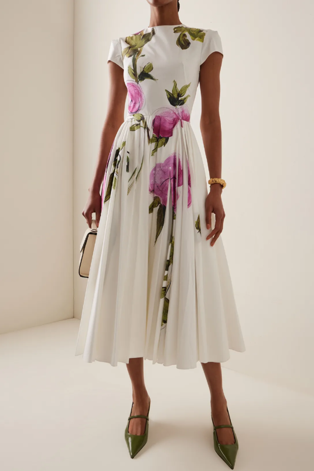 Lindsay Rose Printed Midi Dress | Dress In Beauty