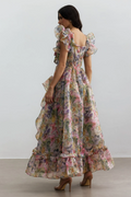 Sarah Ruffle Chiffon Maxi Dress | Dress In Beauty
