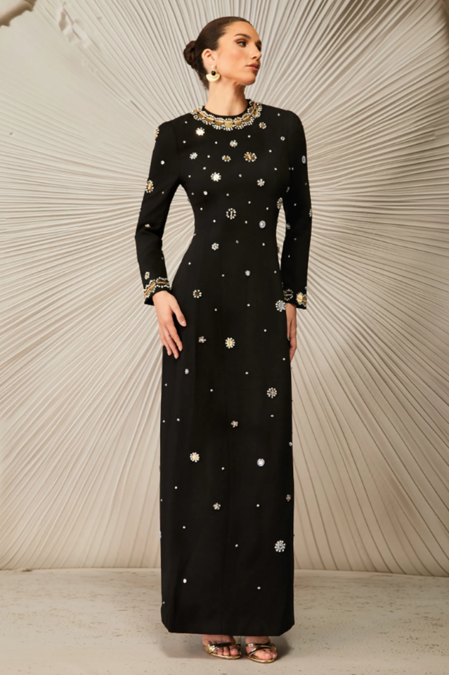 Lauryn Crystal Embellished Maxi Dress | Dress In Beauty