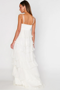 Clara Diamante Flower Tiered Slip Dress | Dress In Beauty