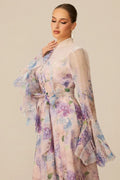 Floral print maxi dress - View 8 | WEUXS