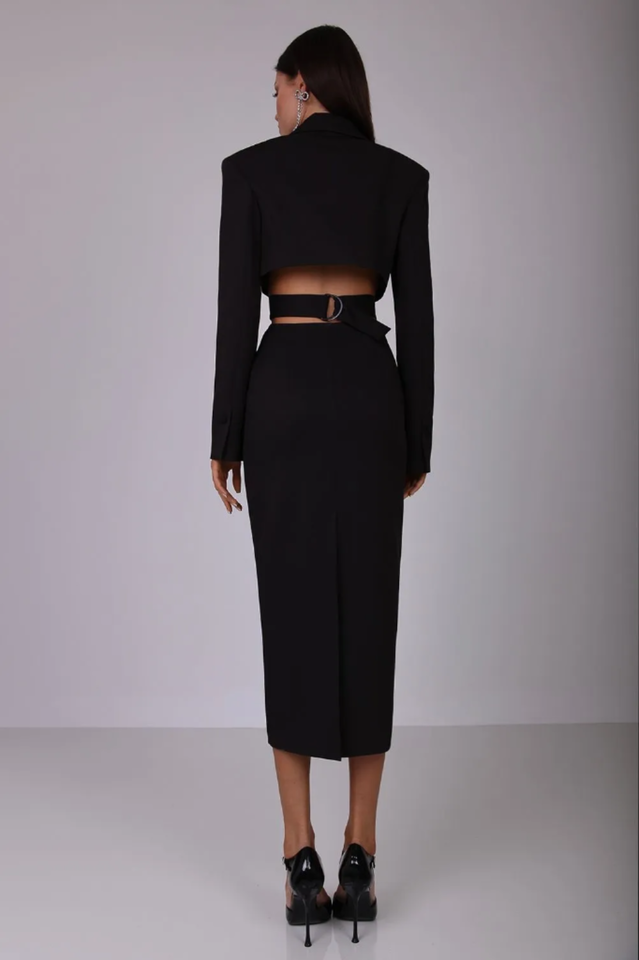 Antonia Cut Out Blazer Midi Dress | Dress In Beauty