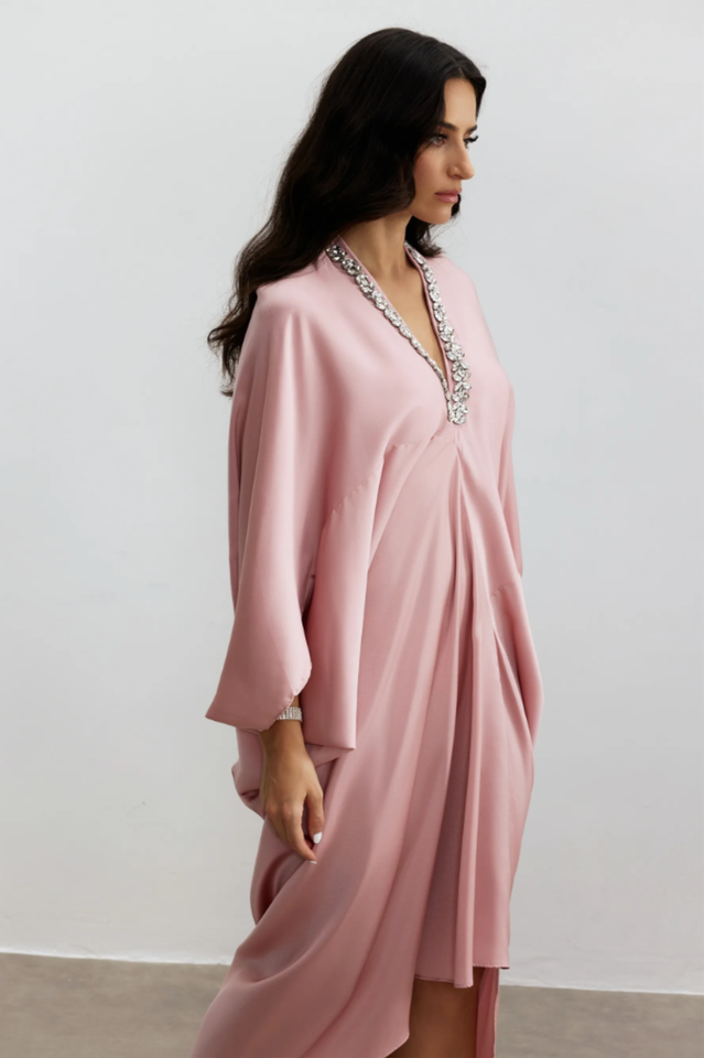 Tasha Embellished V Neck Maxi Kaftan | Dress In Beauty