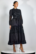 Quenna Lace Panel Midi Dress | Dress In Beauty