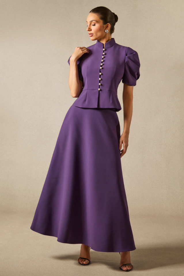 Rosie Puff Sleeve Top & Maxi Skirt Set | Dress In Beauty