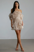 Estra Floral Tulle Mini Dress | Dress In Beauty