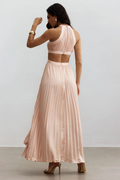 Eliza Pleated Cutout Maxi Dress | Dress In Beauty