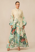 Raina Floral Print Puff Sleeve Maxi Dress | Dress In Beauty