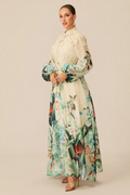 Raina Floral Print Puff Sleeve Maxi Dress | Dress In Beauty