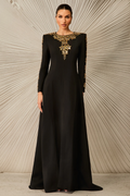 Aria Embellished Long Sleeve Maxi Dress | Dress In Beauty
