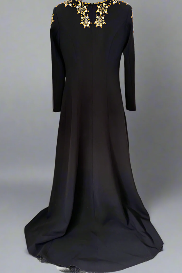 Aria Embellished Long Sleeve Maxi Dress | Dress In Beauty