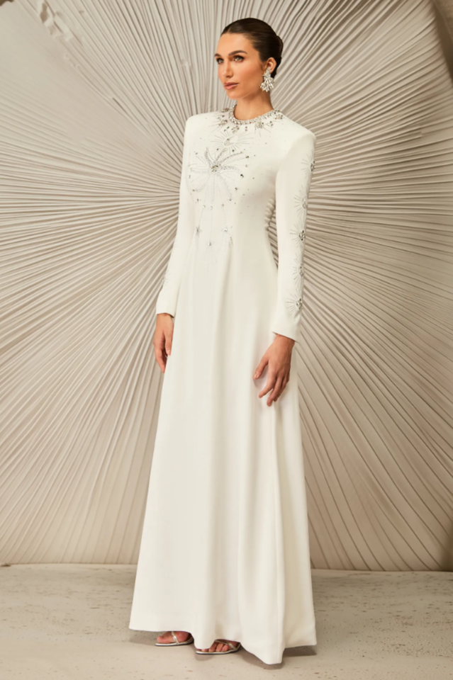 Ramona Crystal Embellished Maxi Dress | Dress In Beauty