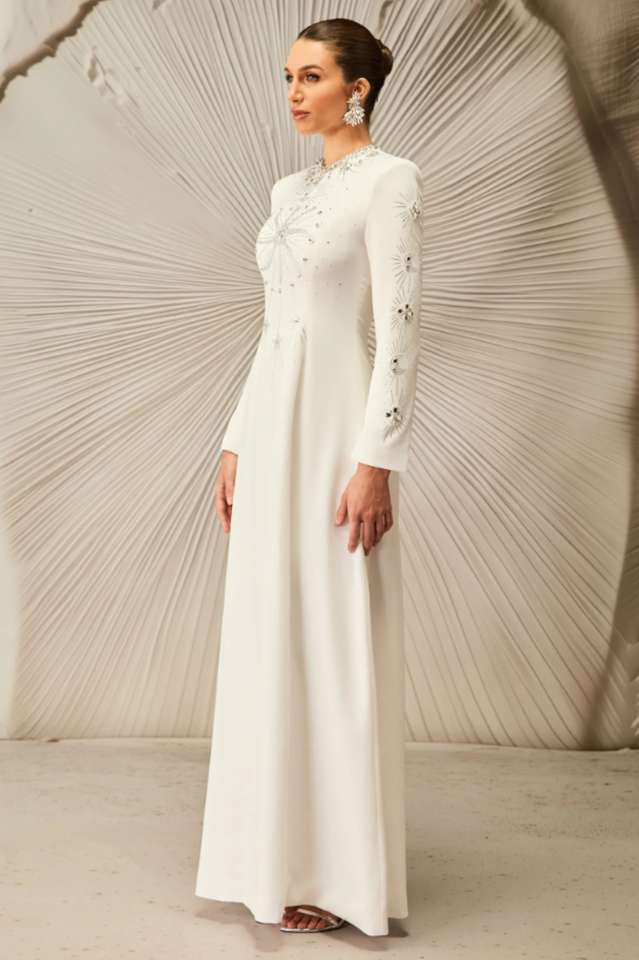 Ramona Crystal Embellished Maxi Dress | Dress In Beauty