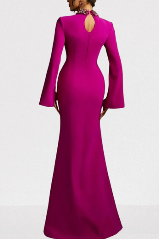 Laksha Cape Sleeve Cutout Maxi Dress | Dress In Beauty