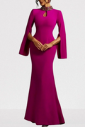 Laksha Cape Sleeve Cutout Maxi Dress | Dress In Beauty