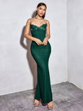 Beaded Maxi Dress with Mermaid Skirt - View 26 | WEUXS