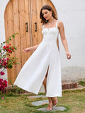 Maxi dress with tie front and side slit - View 13 | WEUXS