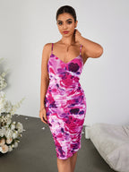 Floral print cami dress - View 6 | WEUXS
