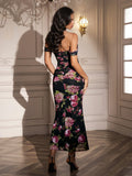 Floral Off Shoulder Maxi Dress - View 79 | WEUXS