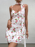 Floral print cami dress - View 6 | WEUXS
