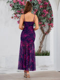 Midi cami dress with sweetheart neckline - View 8 | WEUXS