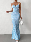 Floral print maxi dress - View 17 | WEUXS