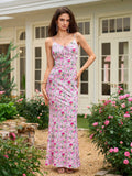 Floral print maxi dress - View 10 | WEUXS