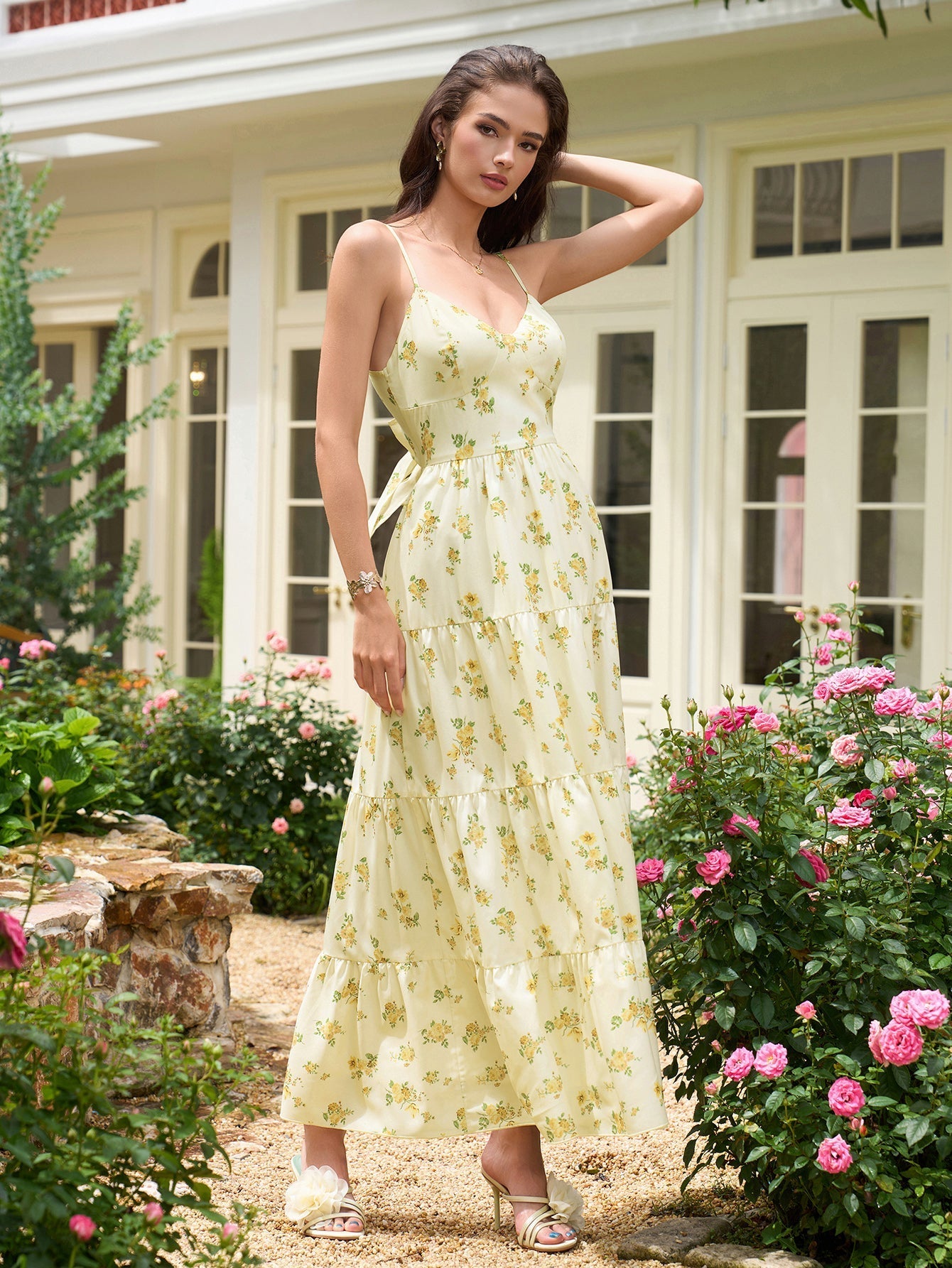 Spaghetti Strap Maxi Dress - View 34 | WEUXS