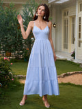 Spaghetti Strap Maxi Dress - View 15 | WEUXS