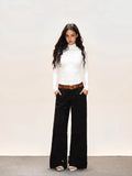 Fitted Mock Neck Thermal Top - View 6 | WEUXS