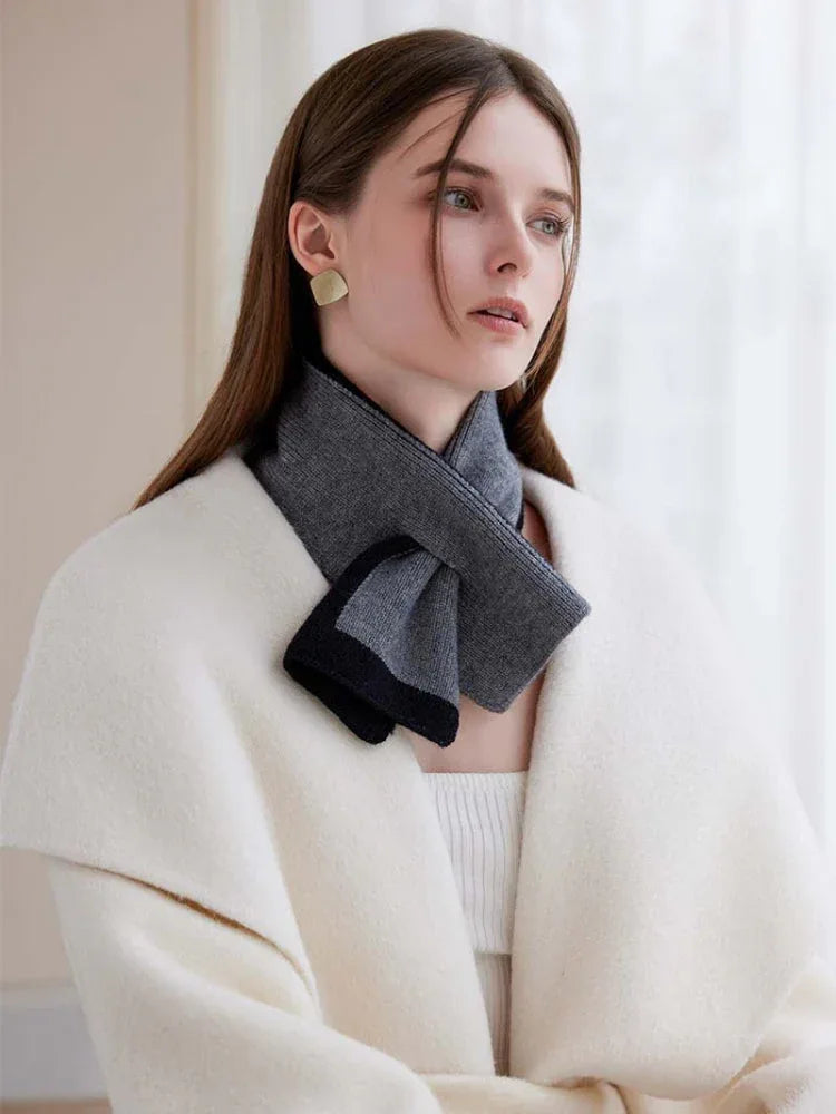 Knit Cross Scarf - View 13 | WEUXS